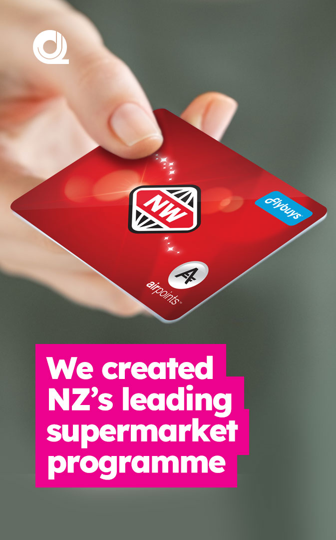 New World Clubcard We created NZ’s leading supermarket programme